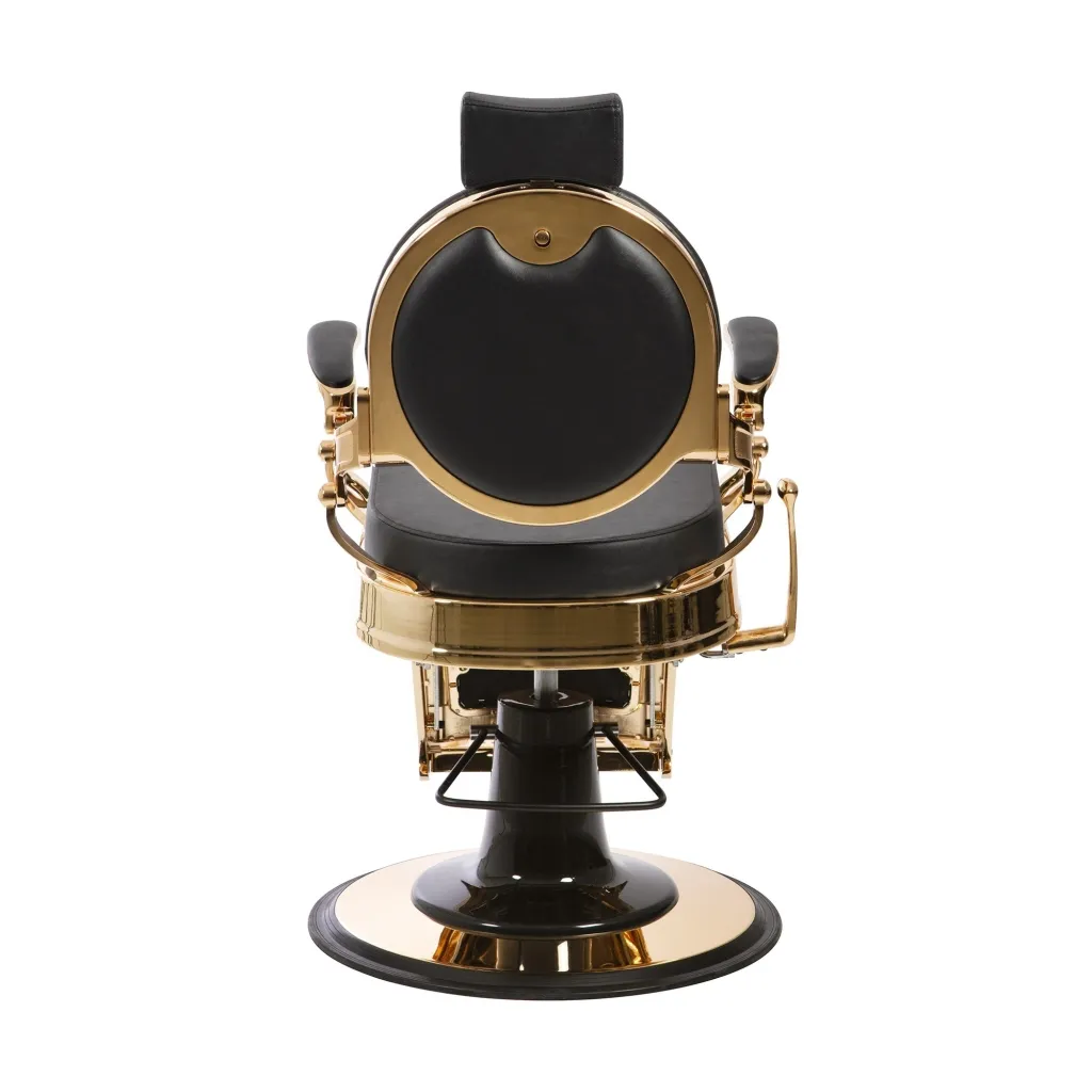 Sillón de Barbero Buzz Gold Black Vintage