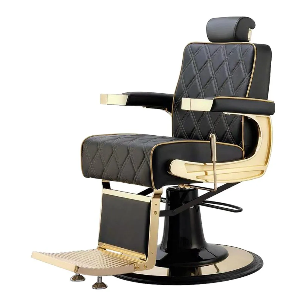 Sillón de Barbero Crew Gold Vintage Weelko