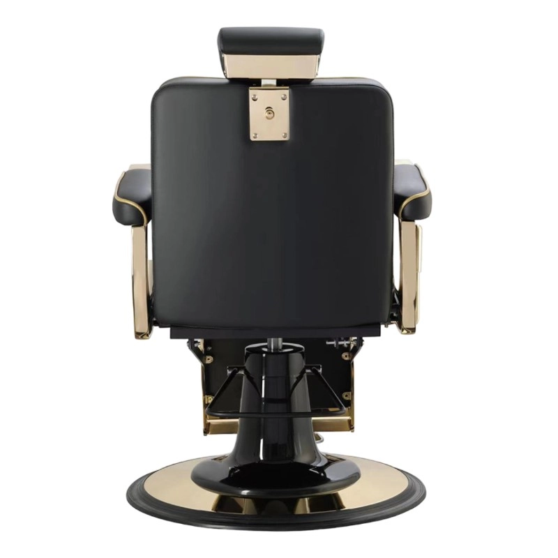 Poltrona da barbiere Crew Gold - Vintage - Weelko -Weelko -Poltrone da barbiere