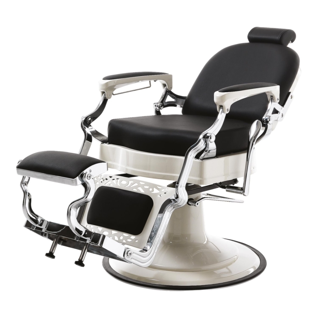 Sillón de Barbero Maestro Negro Vintage de i-Medstetic