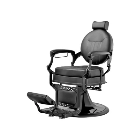 Caesar +Black Vintage Modern Barber Chair by Weelko -Mudi -Barber chairs