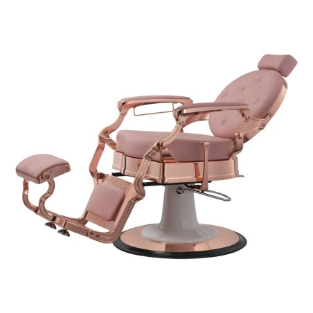 Buzz Rose Friseurstuhl Vintage von Weelko -Weelko -Barbierstühle
