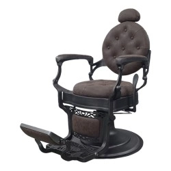 Perfido Gray Barberstuhl – Vintage – Fersan -Fersan -Barbierstühle