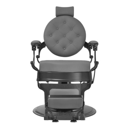 Sillón de Barbero Buzz Black Grey Weelko - Vintage -Weelko -Sillones barbero