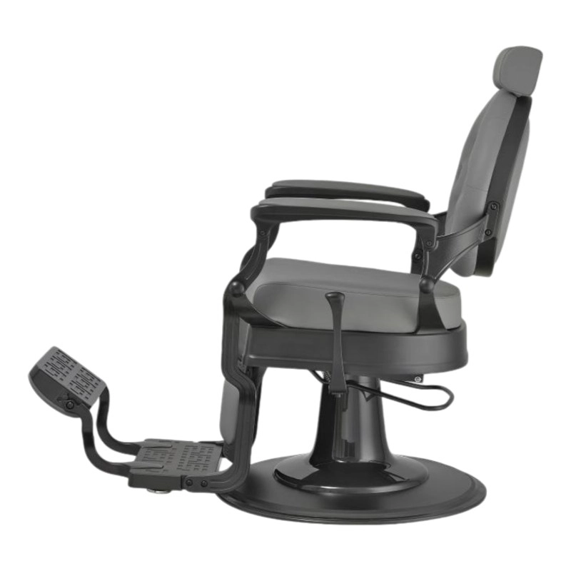 Chaise de barbier vintage Buzz Black Grey – Weelko