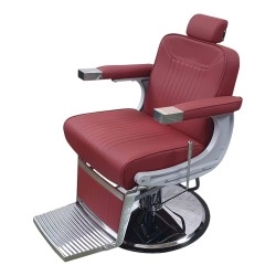 Barber Chair Glory Granate - Vintage & Modern Hairdressing Cutting Chair - Fersan -Fersan -Barber chairs