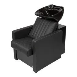 Lavatesta Eclipse moderno con porcellana inclinabile e piano in alluminio - Fersan