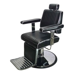 Cut Black Heritage Retro Barber Chair by Fersan -Fersan -barber chairs