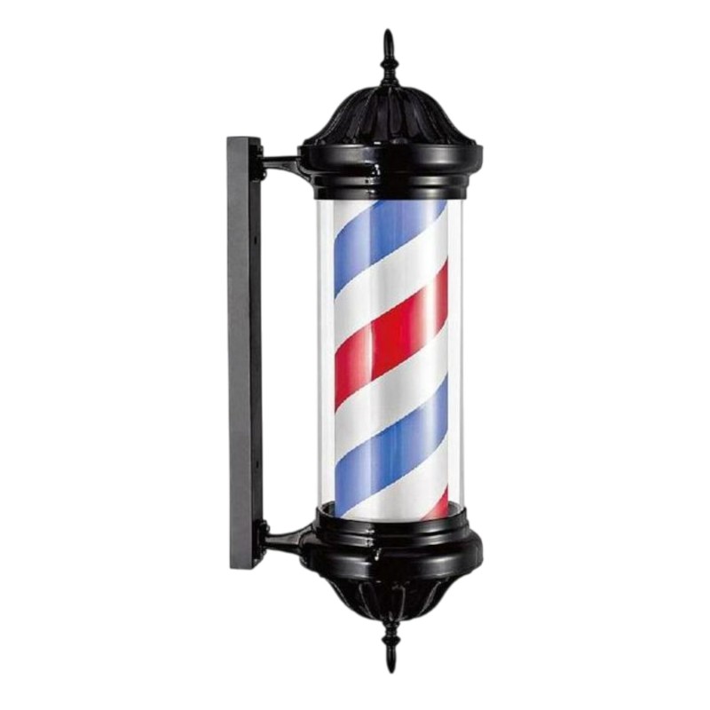 Poste de Barbeiro Rotativo Tricolor Clássico Weelko -Weelko -Postes de Barbeiro
