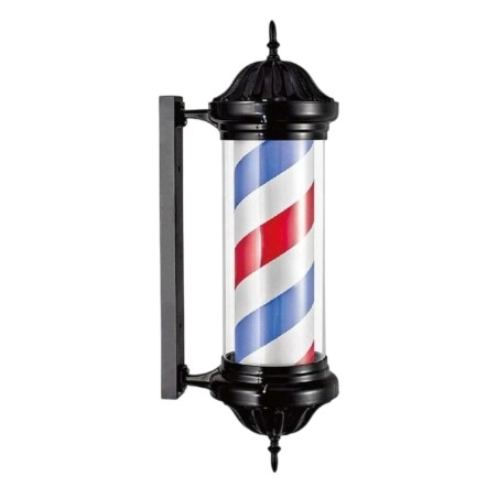 Poste de Barbeiro Rotativo Tricolor Clássico Weelko -Weelko -Postes de Barbeiro