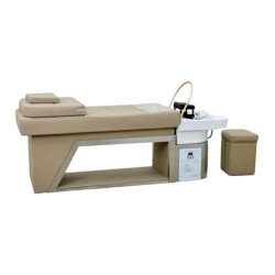 Aika Spa Backwash Unit with Stainless Steel Frame and 7-Color LED - Weelko -Weelko -Hair washing basin for hair salons