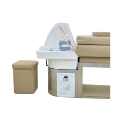 Aika Spa Backwash Unit with Stainless Steel Frame and 7-Color LED - Weelko -Weelko -Hair washing basin for hair salons