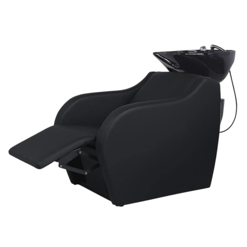 Bac de lavage chaise-longue avec repose-pieds électrique inclinable Weelko -Weelko -Bac à shampooing pour salons de coiffure