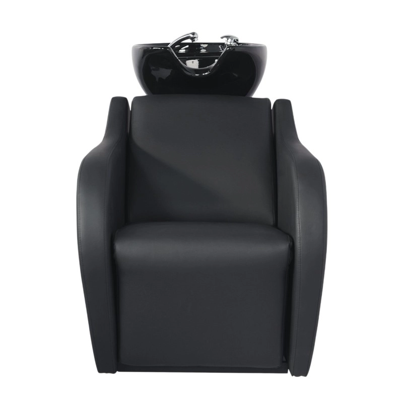 Wisp Backwash Unit with Deep Ceramic Basin and Manual Reclining Footrest - Weelko
