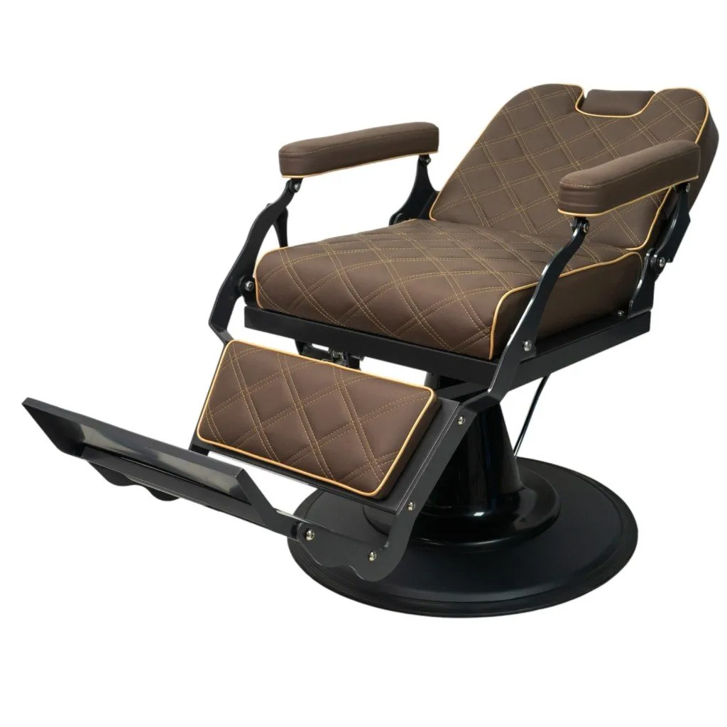 Sillón de barbero Brusk - bomba hidráulica profesional - Weelko