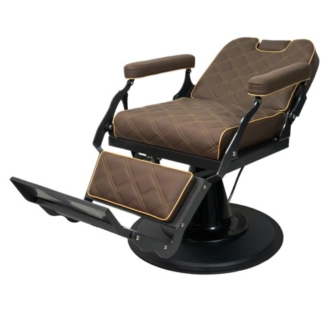 Weelko Brusk Barber Chair with Professional Hydraulic Pump and Reclining Backrest -Weelko -Barber chairs