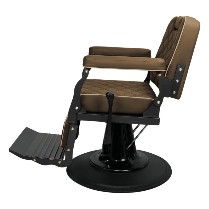 Weelko Brusk Barber Chair with Professional Hydraulic Pump and Reclining Backrest -Weelko -Barber chairs
