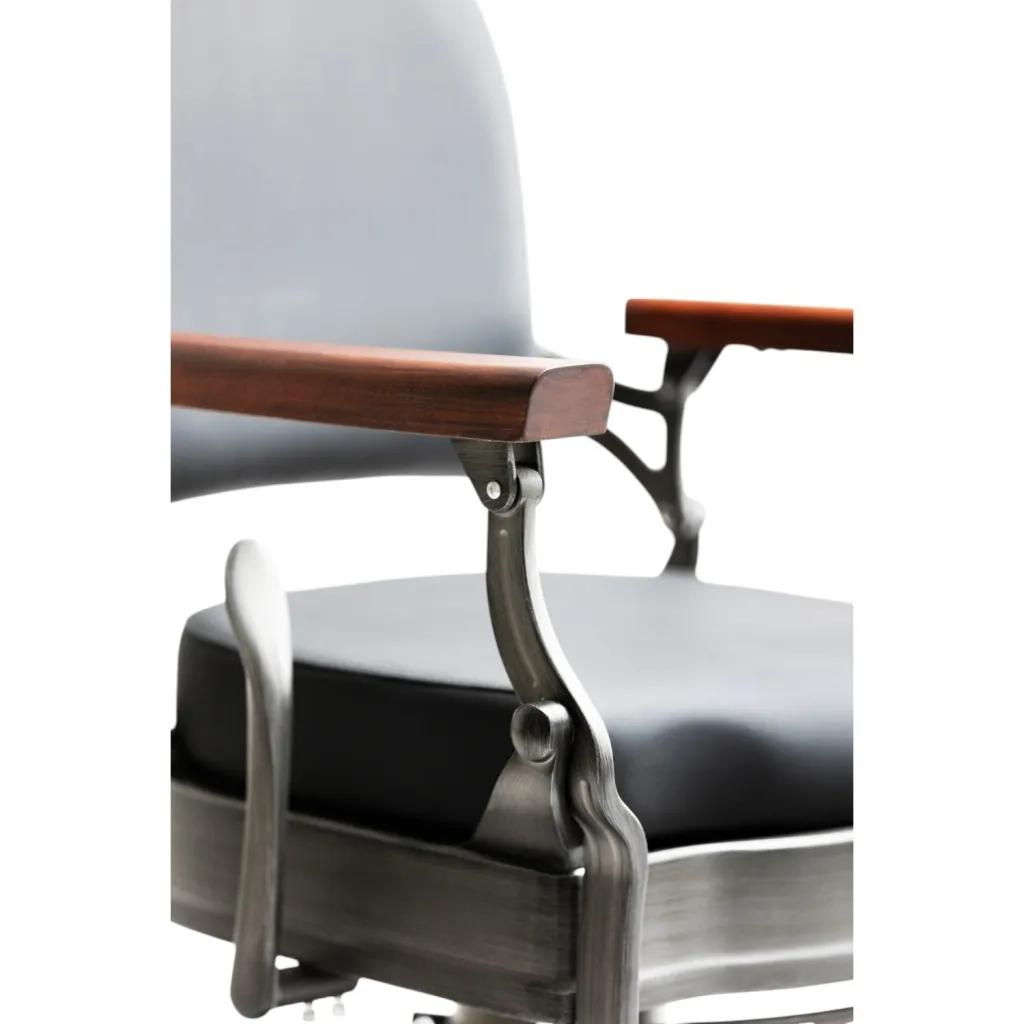Sillón de barbero Flek vintage reclinable hidráulico - i-Medstetic