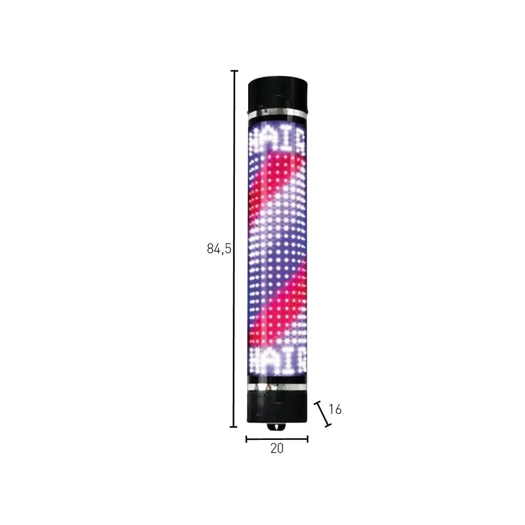 Barber Pole LED digital