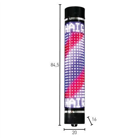 Digitales LED-Barber Pole -i-Medstetic -Barber Pole