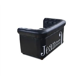 Chester Waiting Sofa Two-Seater Black -i-Medstetic -Waiting chairs