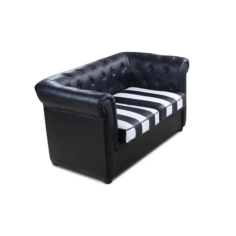 Chester Waiting Sofa Two-Seater Black -i-Medstetic -Waiting chairs