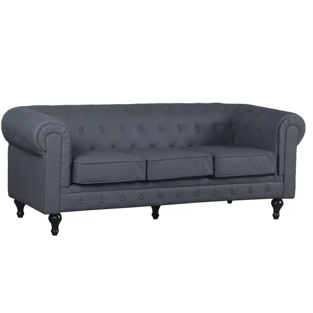 Sillón de espera Chester tres plazas gris -i-Medstetic -Sillones de espera