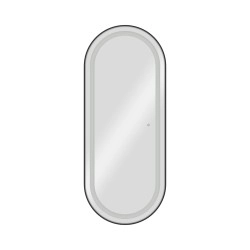 Miroir BLISS BLACK LED -Weelko -Stations de coiffure