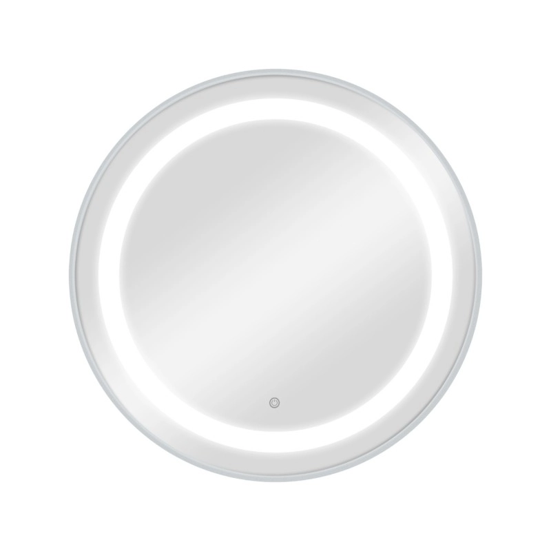 Miroir de coiffeuse LED BREE Silver -Weelko -Stations de coiffure