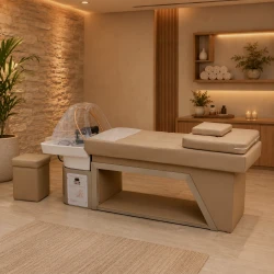 Lavatório SPA Aika com cascata regulável, sistema de vapor e LED — Weelko
