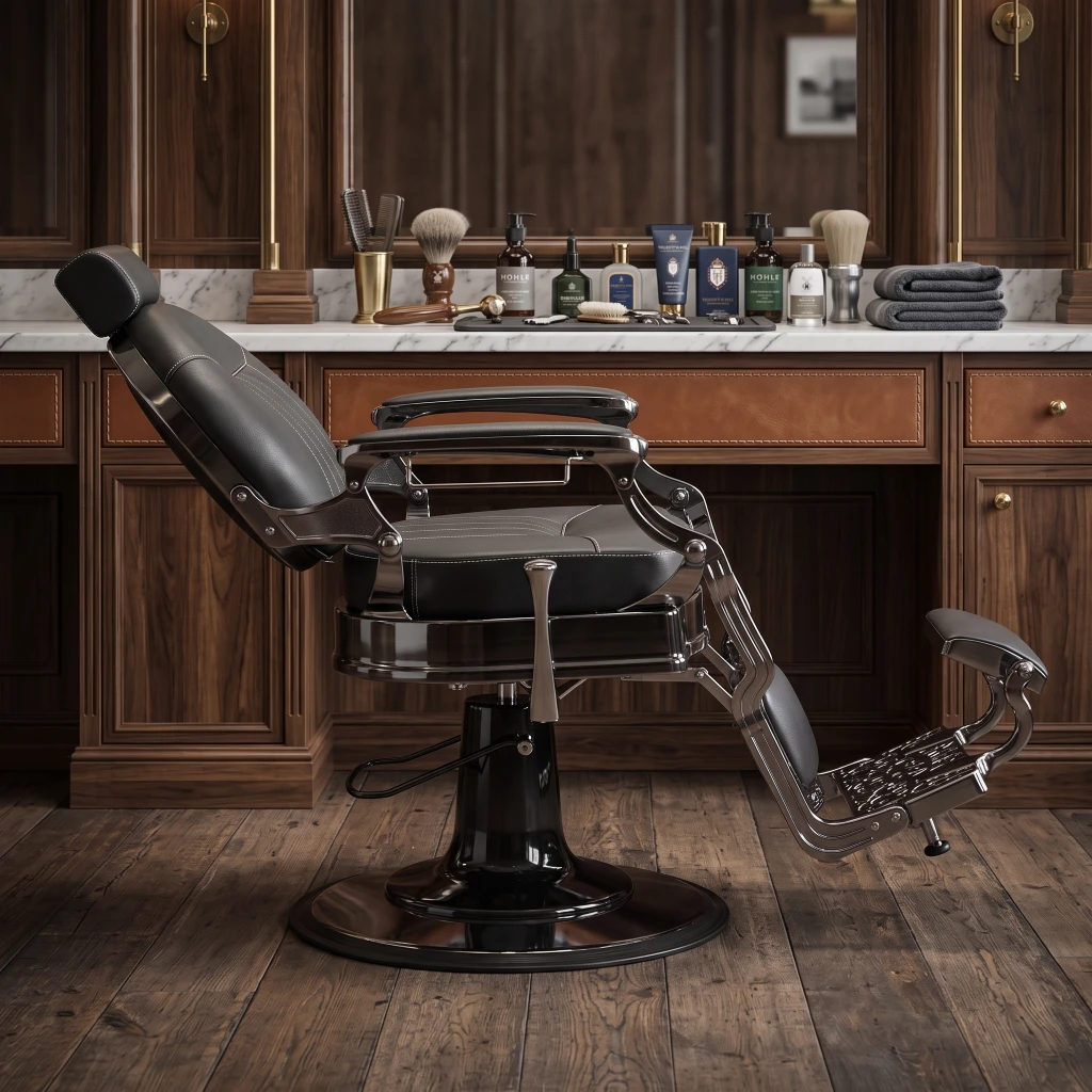 Sillón de barbero Mige vintage reclinable - i-Medstetic