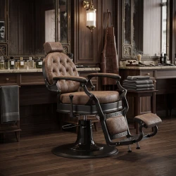 Buzz Black Barberstuhl Vintage Weelko