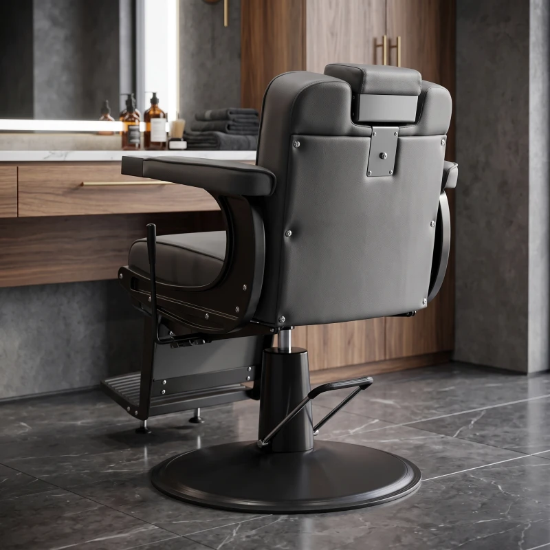 Poltrona da Barbiere Mamba Grey Vintage - Fersan
