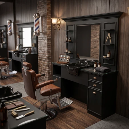 Vintage Industrial Friseurtisch Bansa - Weelko
