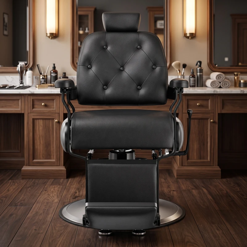 Fauteuil de barbier crop weelko rétro