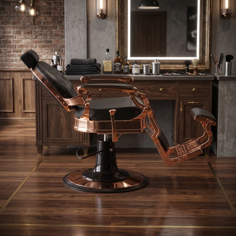 Weelko Vintage Buzz Rose Black Barberstuhl