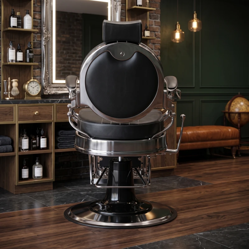 Caesar Mercurio Vintage Barber Chair by Weelko