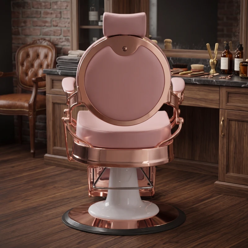 Fauteuil de barbier Buzz Rose vintage Weelko