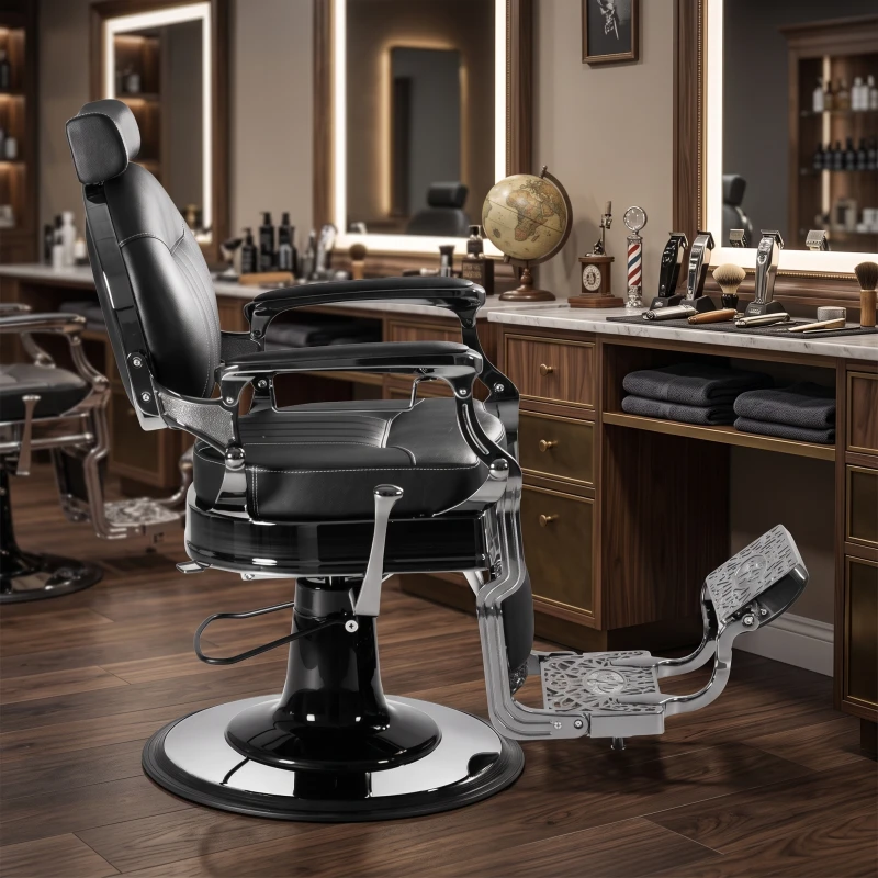 Caesar Mercurio Vintage Barber Chair by Weelko