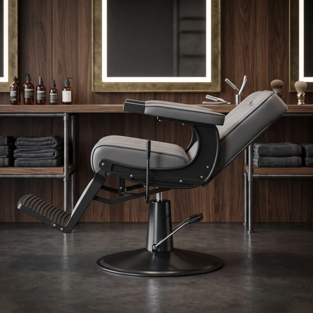 Sillón de Barbero Mamba Grey Moderno - Fersan