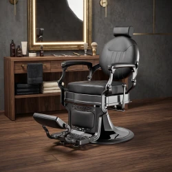 Barberstuhl Caesar +Black – Vintage – Weelko