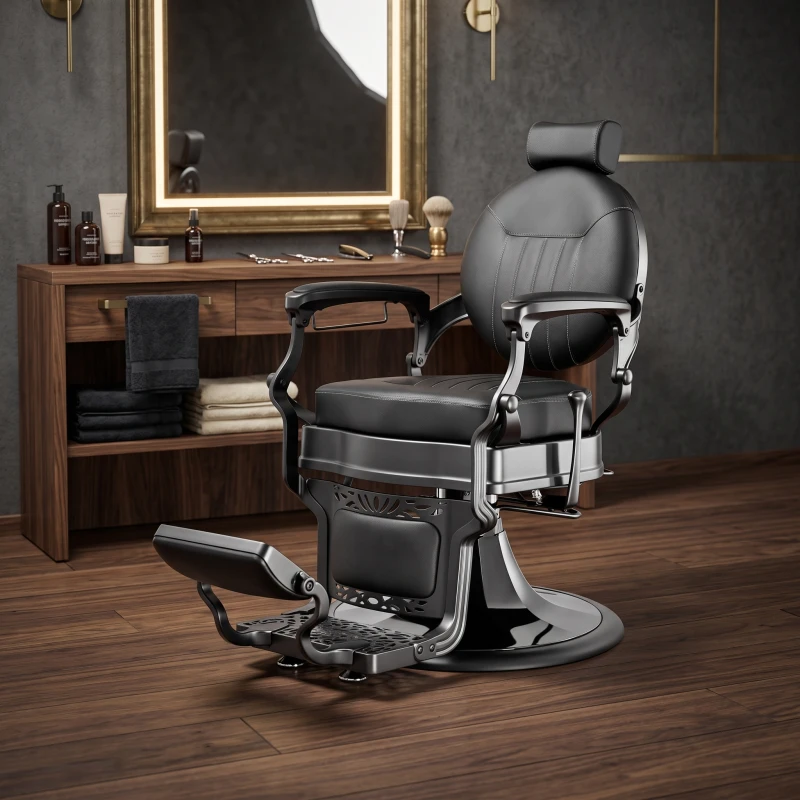 Chaise de Barbier Caesar +Black Vintage - Weelko