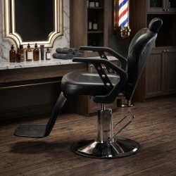 Chaise de barbier majestueuse hydraulique classique