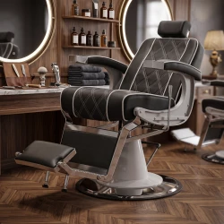 Barbersessel Dublin Schwarz Vintage - i-Medstetic