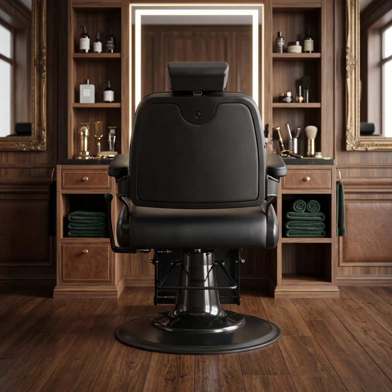 Weelko Crop Barber Chair: Retro Style