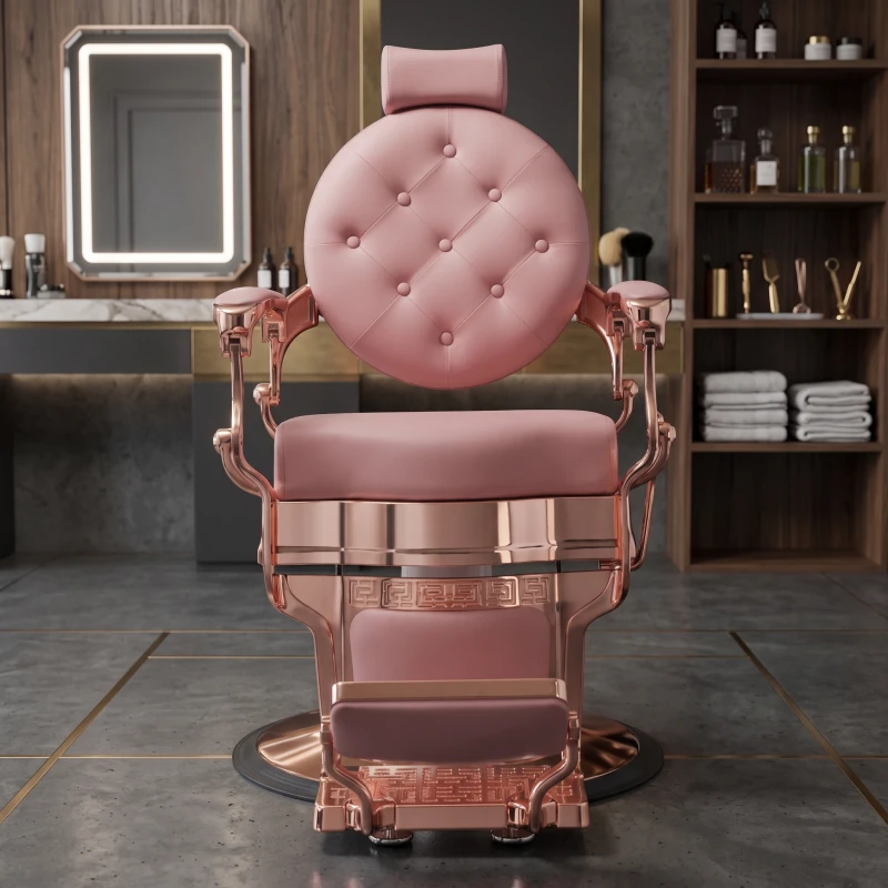 Poltrona da Barbiere Buzz Rose Vintage di Weelko