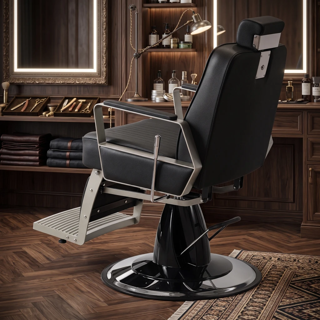 Sillón de Barbero Moscu Negro i-Medstetic - Vintage y Moderno