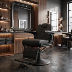 Mamba Black Barberstuhl Vintage Fersan