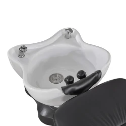 Lava-cabeças Spa Satori com comando de pé e assento giratório