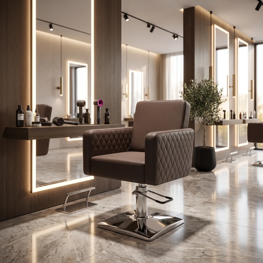 Silla de corte peluqueria sofisticada NeoBeauty